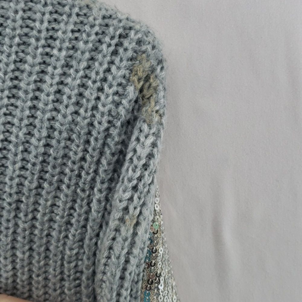 Inc International Concepts Sequin Tunic Gray Size XS *Flaw* (hanger) - Picture 7 of 9